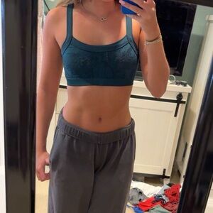 Teal Lace Women's Bralette